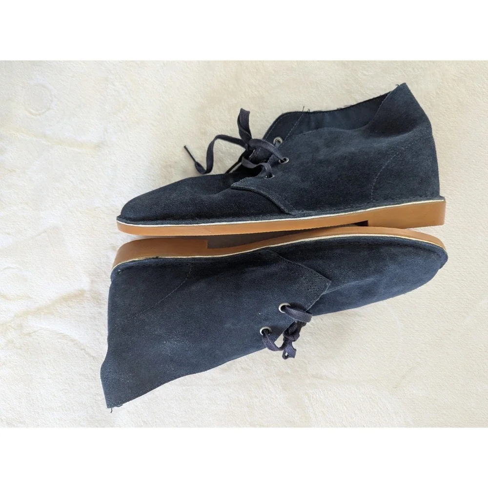 American Eagle Navy Blue Suede Men's Chukka‎ Boots Sz 11